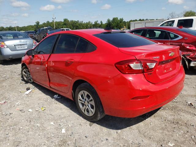 1G1BJ5SM2K7104611 - 2019 CHEVROLET CRUZE RED photo 3