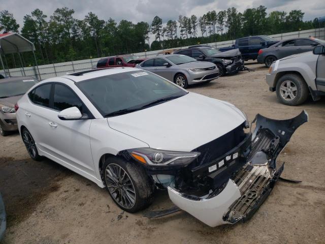 KMHD04LB8JU506123 - 2018 HYUNDAI ELANTRA SP WHITE photo 1