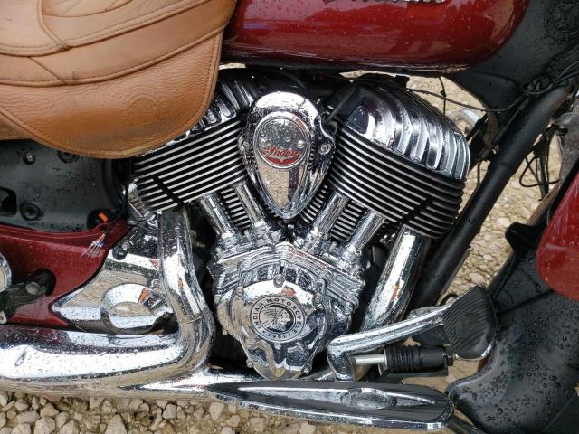 56KTRAAA4H3345665 - 2017 INDIAN MOTORCYCLE CO. ROADMASTER BURGUNDY photo 7