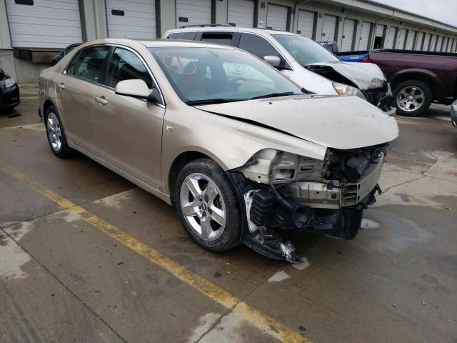 1G1ZH57B984187708 - 2008 CHEVROLET MALIBU 1LT ოქროსფერი ფოტო 1