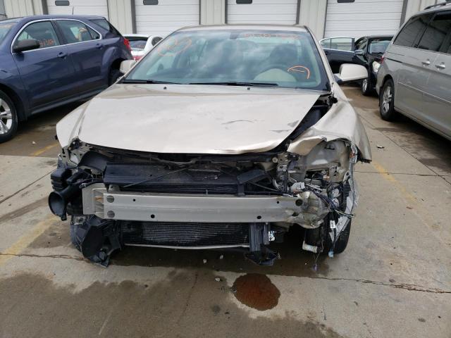 1G1ZH57B984187708 - 2008 CHEVROLET MALIBU 1LT ოქროსფერი ფოტო 9