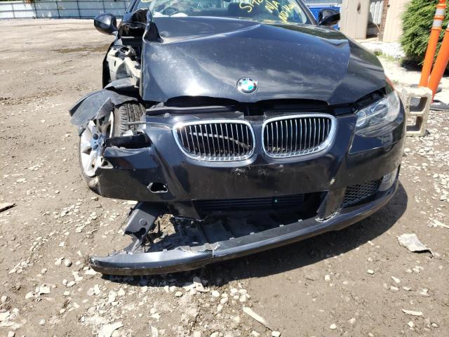 WBAWC7C5XAE271215 - 2010 BMW 335 XI BLACK photo 9