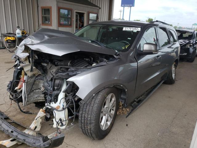 1D4RE4GG5BC733359 - 2011 DODGE DURANGO CR GRAY photo 2