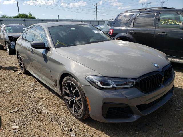 WBA53BJ0XMWX10613 - 2021 BMW 540 I GRAY photo 1