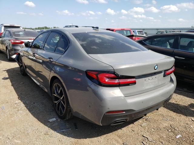 WBA53BJ0XMWX10613 - 2021 BMW 540 I GRAY photo 3