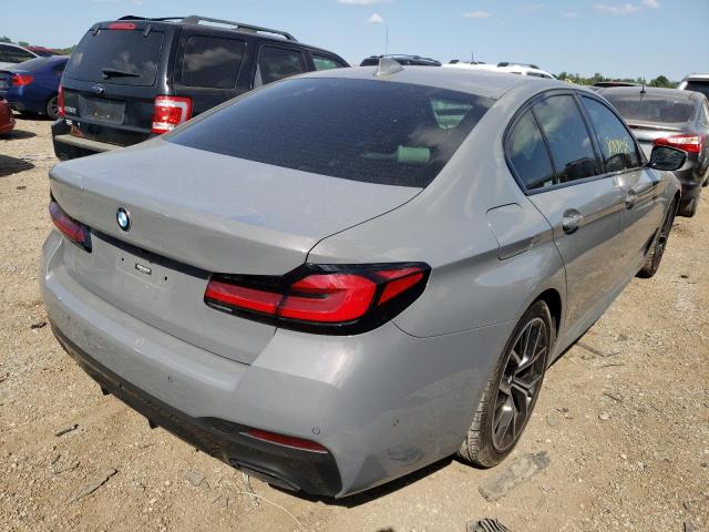 WBA53BJ0XMWX10613 - 2021 BMW 540 I GRAY photo 4