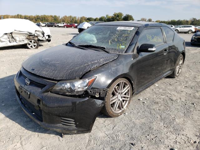 JTKJF5C70C3041152 - 2012 TOYOTA SCION TC BLACK photo 2