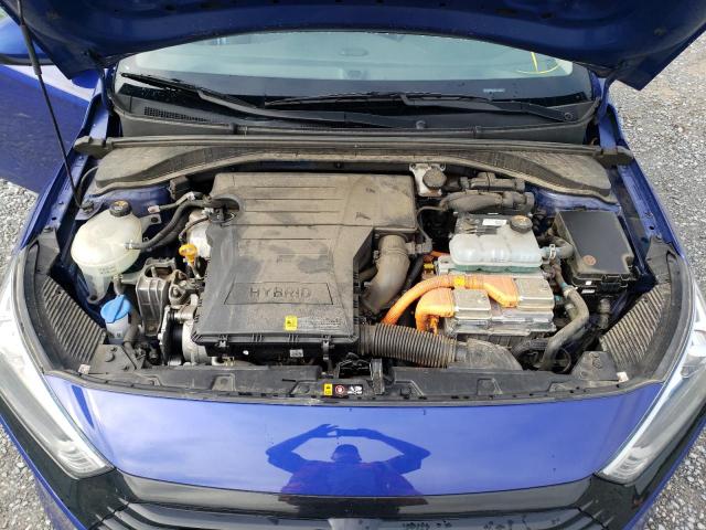 KMHC65LC6KU175357 - 2019 HYUNDAI IONIQ BLUE BLUE photo 7