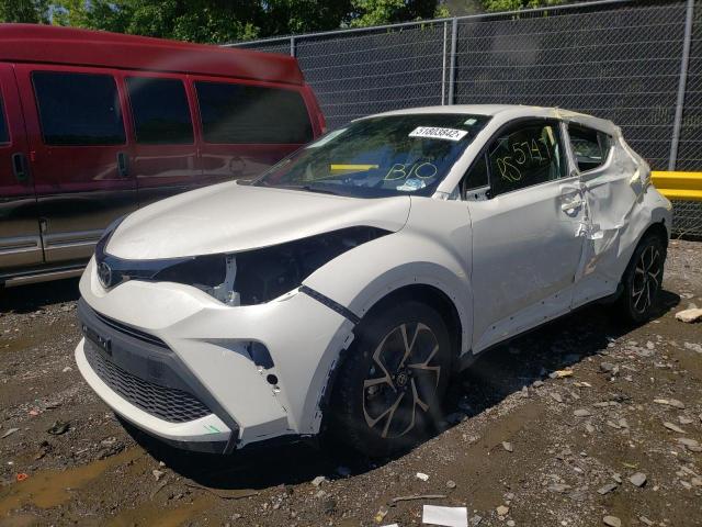 NMTKHMBX5MR140131 - 2021 TOYOTA C-HR XLE WHITE photo 2