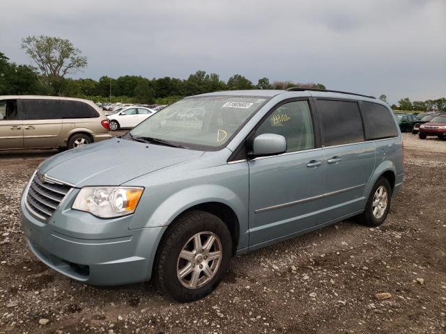 2A8HR54199R504082 - 2009 CHRYSLER TOWN & COU TURQUOISE photo 2