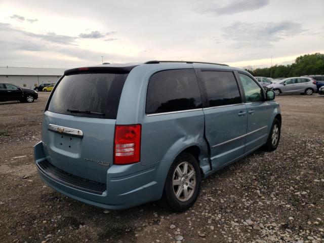 2A8HR54199R504082 - 2009 CHRYSLER TOWN & COU TURQUOISE photo 4