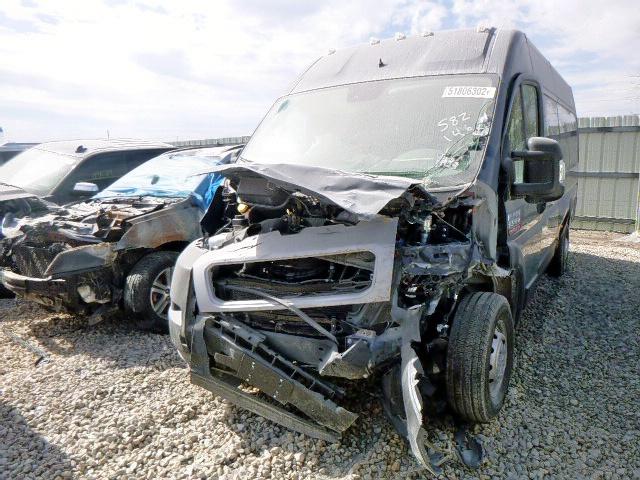 3C6MRVJG3ME582146 - 2021 RAM PROMASTER BLUE photo 2