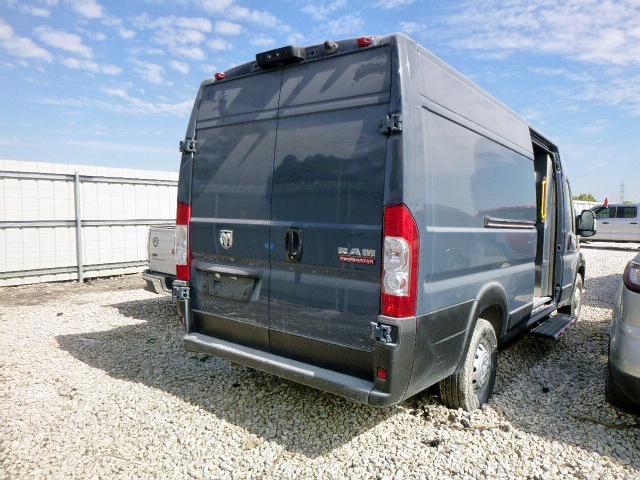 3C6MRVJG3ME582146 - 2021 RAM PROMASTER BLUE photo 4
