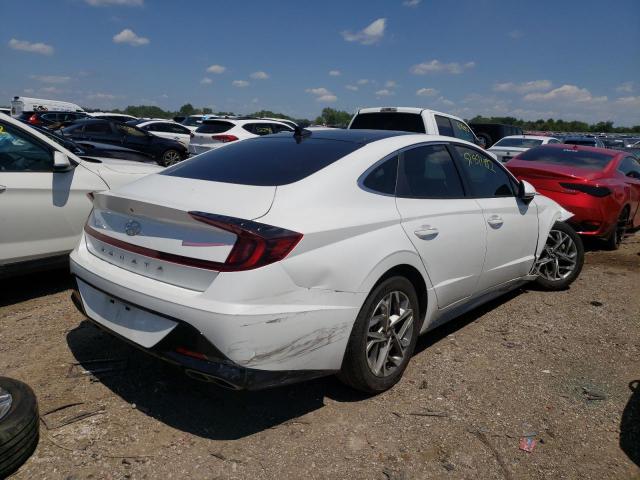 KMHL14JAXMA146913 - 2021 HYUNDAI SONATA SEL WHITE photo 4