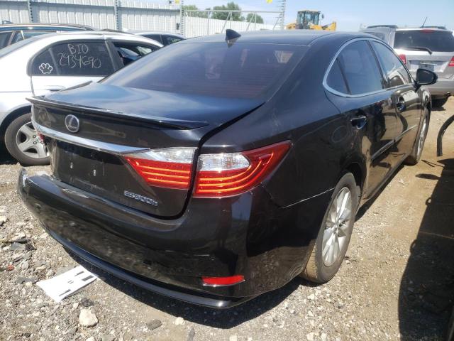 JTHBW1GG7F2089545 - 2015 LEXUS ES 300H BLACK photo 4