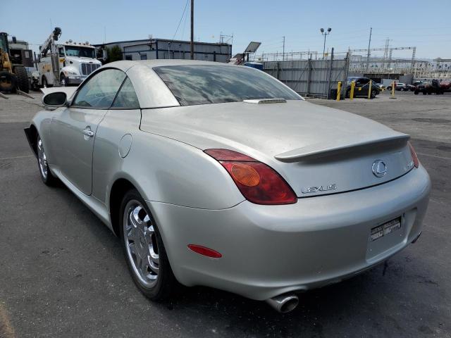 JTHFN48Y420034439 - 2002 LEXUS SC 430 SILVER photo 3