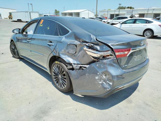 4T1BK1EB4GU242453 - 2016 TOYOTA AVALON XLE GRAY photo 3