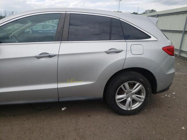 5J8TB4H51EL012566 - 2014 ACURA RDX TECHNO SILVER photo 9