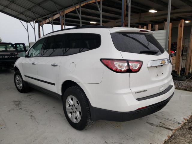 1GNKRFED6HJ351845 - 2017 CHEVROLET TRAVERSE L WHITE photo 3