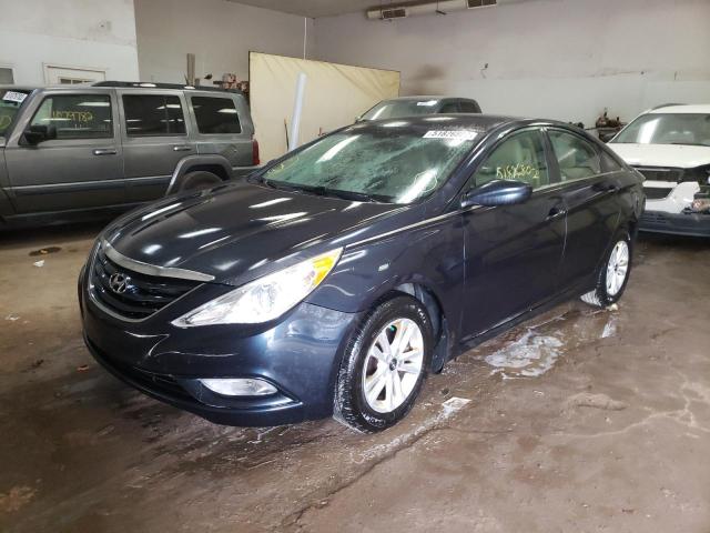 5NPEB4AC3DH531895 - 2013 HYUNDAI SONATA GLS BLUE photo 2