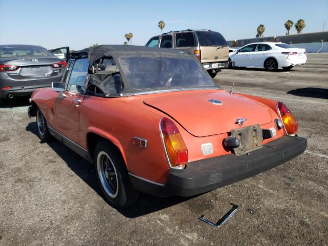 GAN6UG184687G - 1976 MG MIDGET ORANGE photo 3