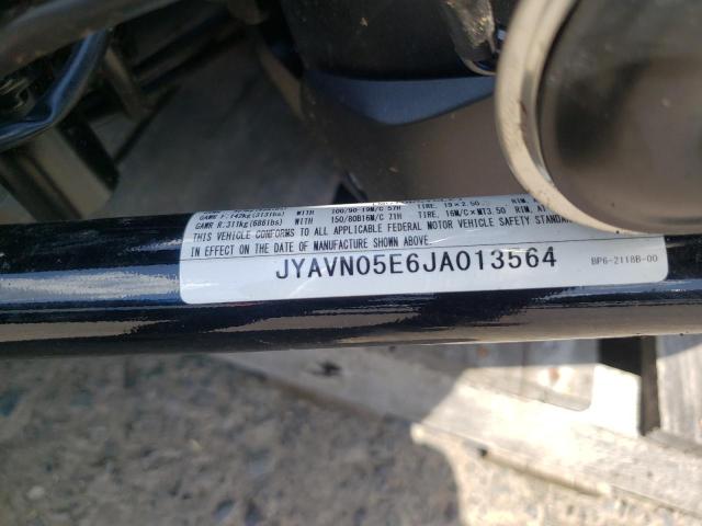 JYAVN05E6JA013564 - 2018 YAMAHA XVS950 CU BLACK photo 10