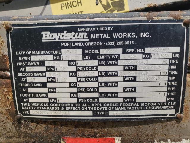 1B9CS45257P275204 - 2007 UTILITY TRAILER Մոխրագույն լուսանկար 10