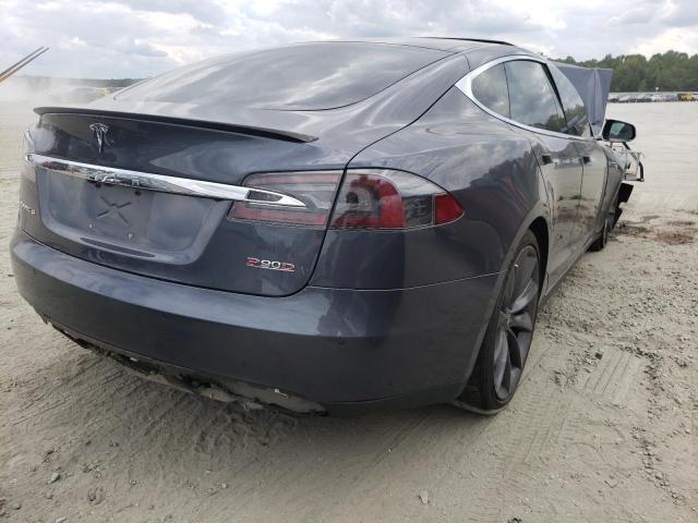 5YJSA1E47GF128433 - 2016 TESLA MODEL S Boz foto 4