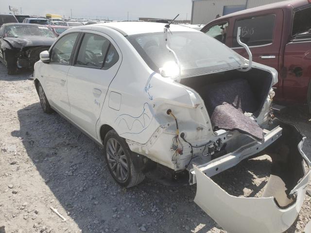 ML32F4FJ3KHF13848 - 2019 MITSUBISHI MIRAGE G4 WHITE photo 3