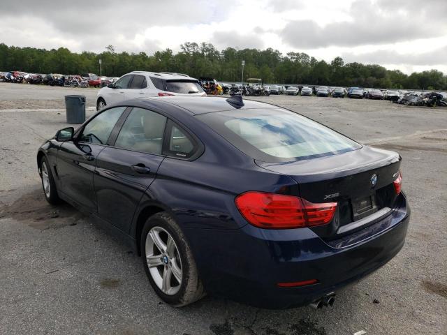 WBA4A7C50FD413906 - 2015 BMW 428 XI GRA BLUE photo 3