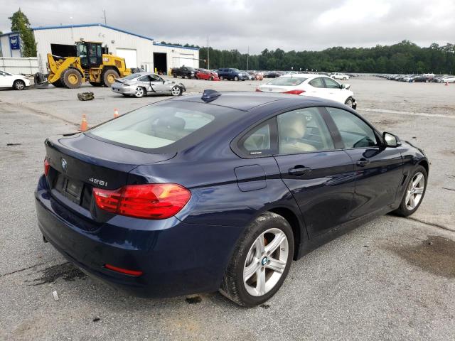 WBA4A7C50FD413906 - 2015 BMW 428 XI GRA BLUE photo 4