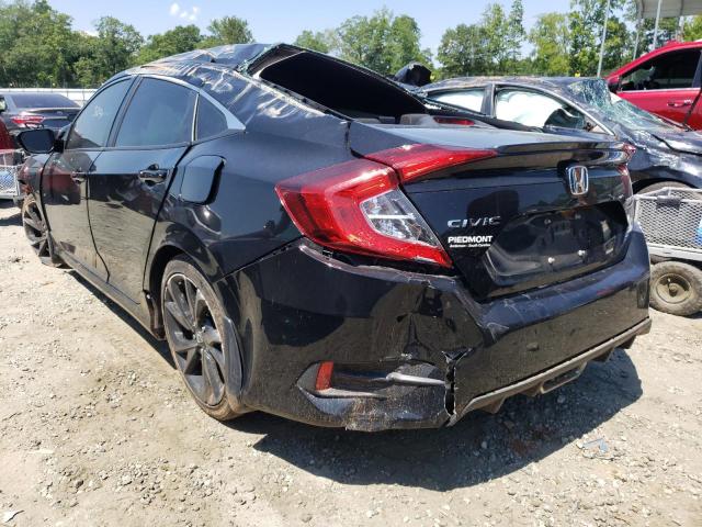 19XFC2F8XKE025850 - 2019 HONDA CIVIC SPOR BLACK photo 3