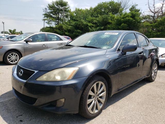 JTHCK262985022538 - 2008 LEXUS IS 250 BLACK photo 2