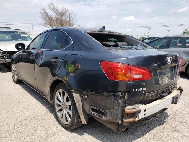 JTHCK262985022538 - 2008 LEXUS IS 250 BLACK photo 3