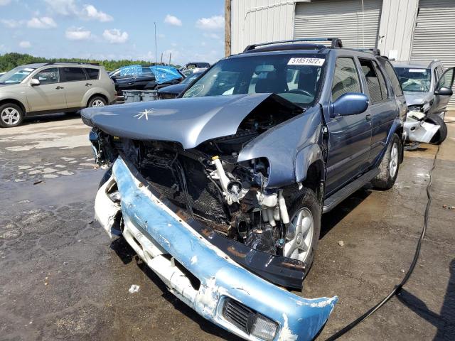 JN8DR07YX1W526190 - 2001 NISSAN PATHFINDER BLUE photo 2