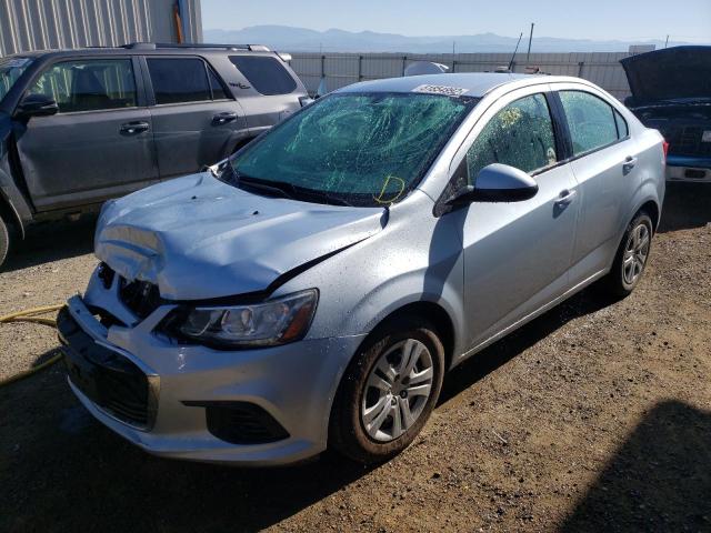 1G1JB5SH5H4147720 - 2017 CHEVROLET SONIC LS SILVER photo 2