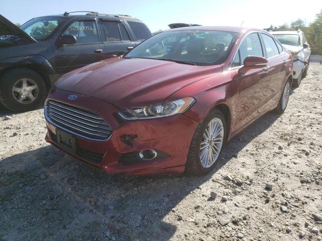 3FA6P0T99GR321664 - 2012 FORD FUSION RED photo 2