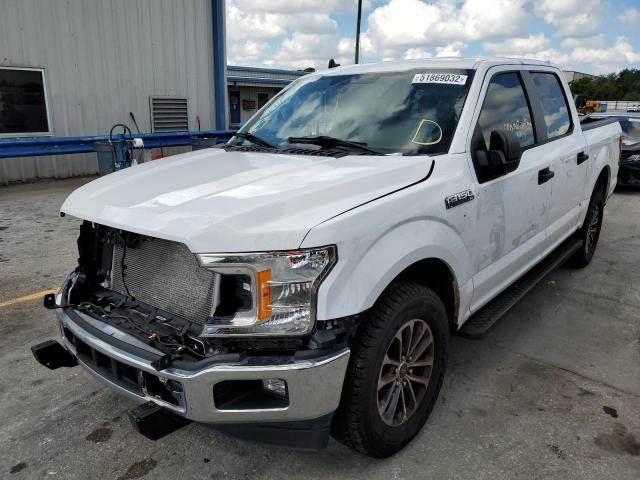 1FTEW1P44LKE09923 - 2020 FORD F150 POLIC WHITE photo 2
