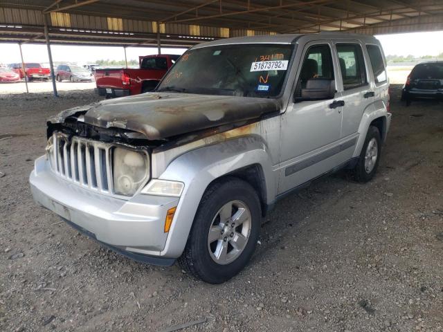 1C4PJLAKXCW134190 - 2012 JEEP LIBERTY SP SILVER photo 2