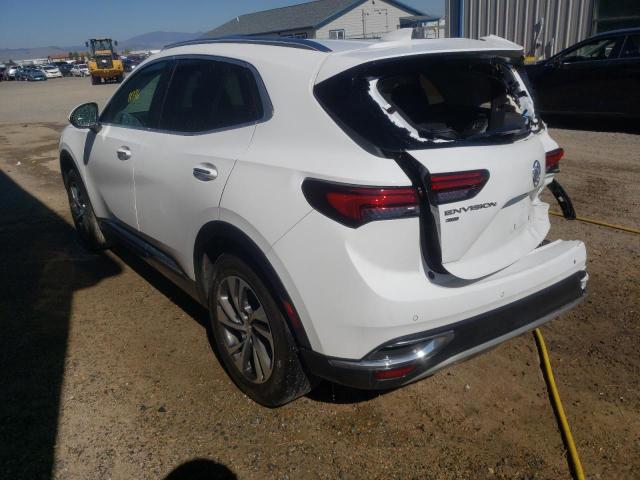 LRBFZPR48MD150501 - 2021 BUICK ENVISION E WHITE photo 3