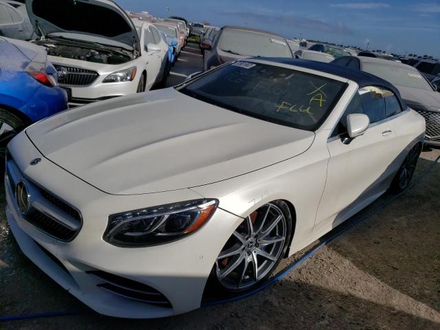 WDDXK8DB2KA039565 - 2019 MERCEDES-BENZ S 560 WHITE photo 2