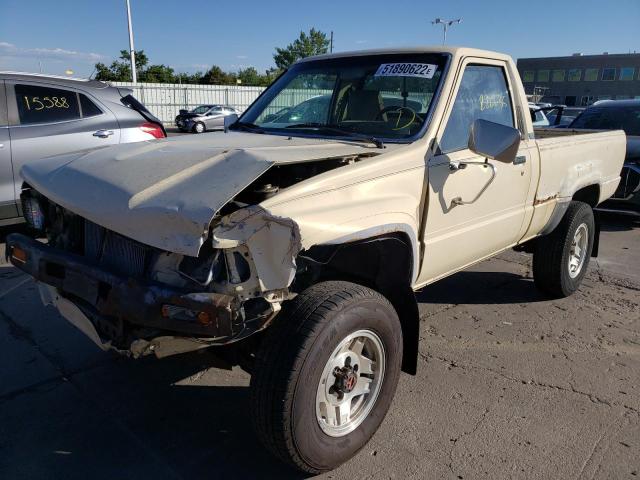 JT4RN63R8G0030671 - 1986 TOYOTA PICKUP RN6 CREAM photo 2