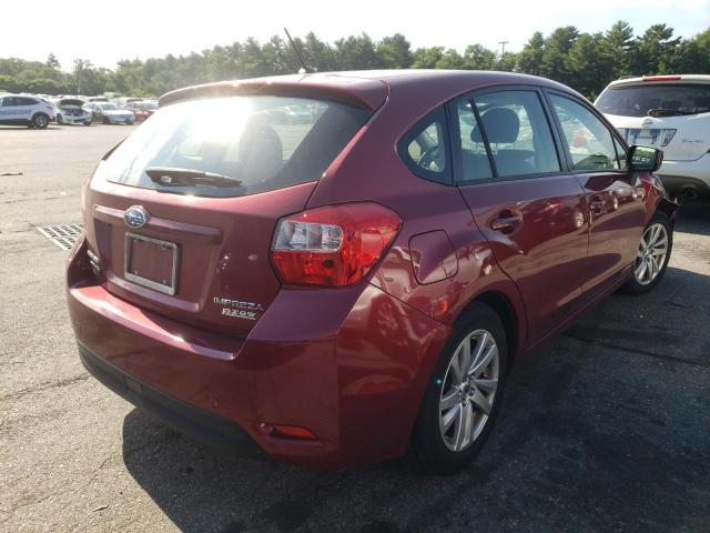 JF1GPAC60FH258678 - 2015 SUBARU IMPREZA PR MAROON photo 4