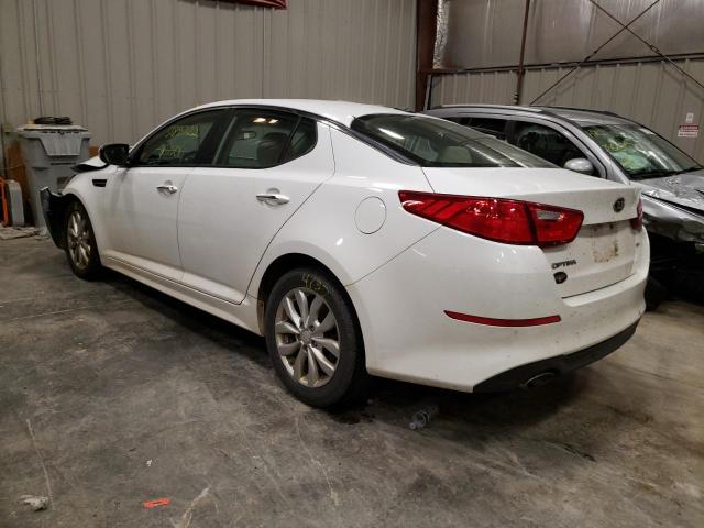 5XXGM4A71EG308922 - 2014 KIA OPTIMA LX WHITE photo 3