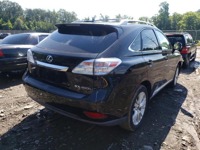 JTJBC1BAXB2044815 - 2011 LEXUS RX 450 BLACK photo 4