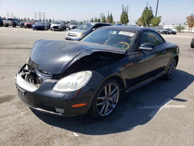 JTHFN48Y330036099 - 2003 LEXUS SC 430 BLACK photo 2