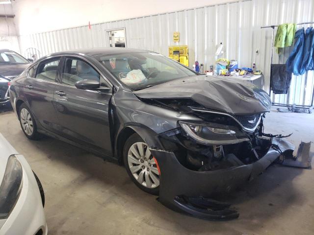 1C3CCCFB1FN624422 - 2015 CHRYSLER 200 CHARCOAL photo 1