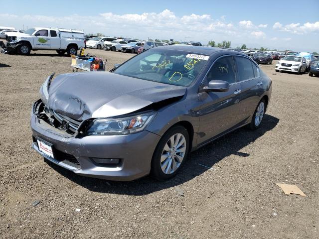 1HGCR2F83FA245567 - 2015 HONDA ACCORD EXL CHARCOAL photo 2