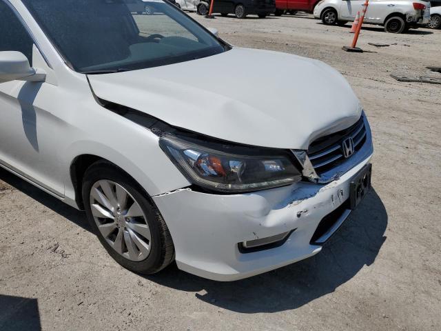 1HGCR3F8XDA015530 - 2013 HONDA ACCORD EXL WHITE photo 9