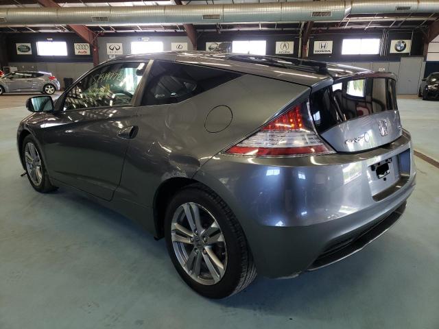 JHMZF1D4XDS001254 - 2013 HONDA CR-Z GRAY photo 3